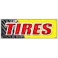 thumbnail image 2 of 72" Tires Banner Sign Sale Name Brand Rotation Wheels Oil Change Balance Repair Flat, 2 of 4