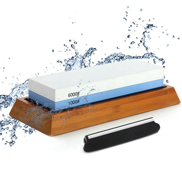 SATC Whetstone Sharpening Stone Kit 1000/6000 Grit 2 Side Blade Knife