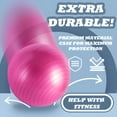 thumbnail image 6 of BESTSKY Exercise Ball,21.65in Balance Ball,Anti-Slip Birth Ball,Pink, 6 of 7
