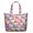 Tropical, variant on Ethnic Mala Weekender Bag Tribal Boho Mala Duffel with Sacred Symbolic Pattern, Artistic Geometric Travel Tote, Vintage Folk Style Carry-on