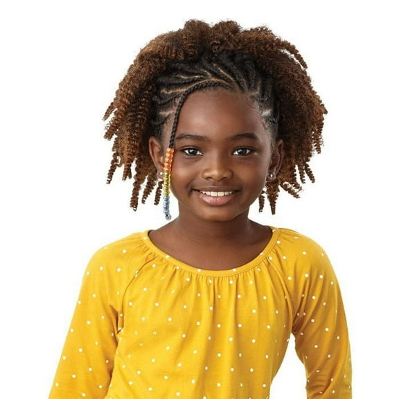 Outre Crochet Braids X-Pression Lil Looks Springy Afro Twist 10" (Pack of 1, 2T1B/27)