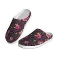 thumbnail image 2 of Lsque Rose Mix Leopard 2 Pattern Womens Comfort Cotton on Scuff With Memory Foam and Anti-skid Sole Slipper-39/40, 2 of 7