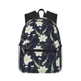 thumbnail image 1 of Disketp Lilies Flowers Mochila Ligera Clásica con Múltiples Bolsillos, Mochila Casual para Hombre y Mujer, Ideal para Escuela, Trabajo y Viajes, 1 of 6