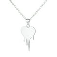 thumbnail image 2 of Sterling Silver Dripping Heart Pendant Necklace, 2 of 4