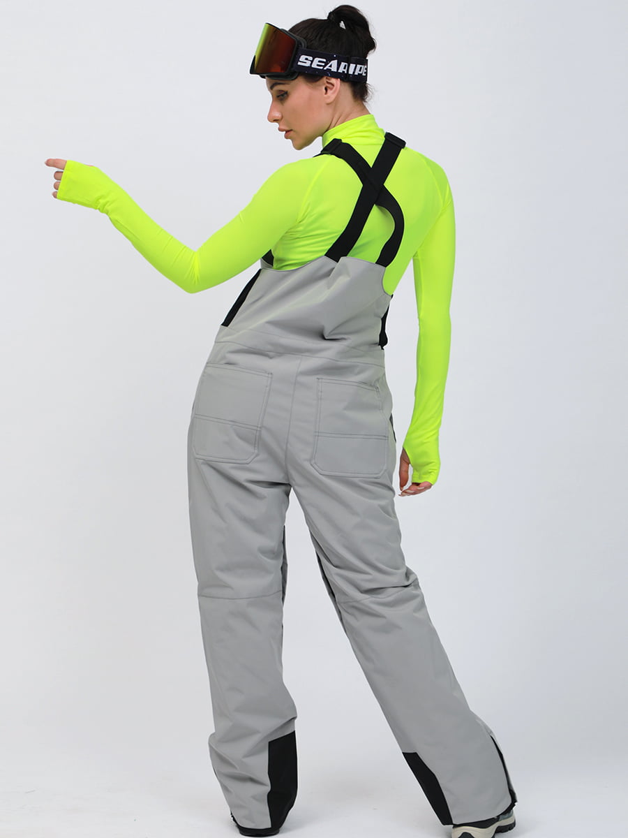 SEARIPE Women's Ski Bibs Snow Pant Adjustable Overalls Pants Wear-Resistant  Bib Hiking Climbing Insulated Ski Pants(K2113,Khaki,L) : :  Clothing, Shoes & Accessories