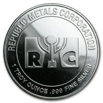 1 oz Silver Round - Republic Metals Corporation (RMC)