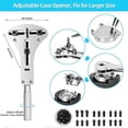 thumbnail image 3 of Watch Repair Tool Kit 147 PCS Professional Spring Bar Watch Band Link Pin Tools Set,Watch Repair Kit with Carrying Case,Band, Strap, Link Pin, Spring Bar, Back Remover & Replacement, 3 of 11