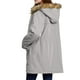 thumbnail image 5 of Puntoco Chaqueta Impermeable De Color Sólido Para Mujer, Para Exteriores, Con Capucha, Resistente Al Viento, Holgada, Con Bolsillo, 5 of 8
