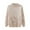 Beige, variant on 2-13 Years Boys Girls Crewneck Sweaters for Kids Baby Fall Winter Warm Jumper Toddler Cotton Knit Tops