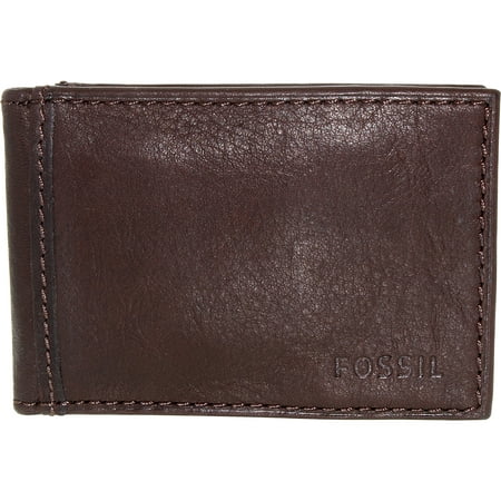 UPC 762346301318 product image for Fossil Men's Ingram Money Clip Bifold Leather Wallet Baguette - Brown | upcitemdb.com