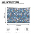 thumbnail image 2 of Sigee Hawaiian Style for Multipurpose Zipper Pouch Paper Reusable Cosmetic bag for Purse Water Resistant Gift, 2 of 8