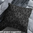 thumbnail image 2 of Manfei Boho Damask Flower Fabric by the Yard (2 Yards), Black Gray Decorative Fabric by the Yard, Highland Cow Skull DIY Fabric, 2 of 6