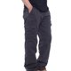 thumbnail image 5 of Pantalones largos de moda para hombre, casuales, de color sólido, con bolsillos y cremallera, cintura elástica, de poliéster., 5 of 6