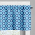 thumbnail image 3 of Ambesonne Abstract Valance Pack of 2, Disc Shaped Contemporary, 42"X12", Sky Blue and Lavender, 3 of 5
