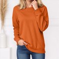 thumbnail image 2 of Towmus Womens Crew neck Sweatshirts for Women Casual Long Sleeve Sweatshirt Relaxed Fit Tops, 2 of 4