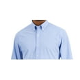thumbnail image 2 of Club Room Men's Slim Fit 4 Way Stretch Solid Dress Shirt Blue, 2 of 3