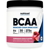 Nutricost BCAA Powder 2:1:1 (Pomegranate Guava, 30 Servings) - Branched Chain Amino Acids