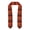 Flattened, variant on Spider Web Print Unisex Adult Graduation Stole Shawl 72" Long for Academic Commencements Shawl-Flattened