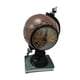 thumbnail image 3 of Reloj de escritorio con forma de globo terráqueo, reloj de mesa, adorno decorativo de arte coleccionable Amarillo, 3 of 6