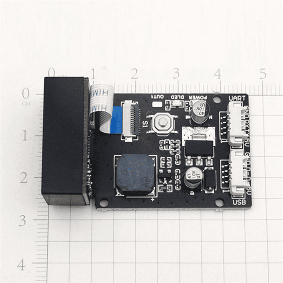 2X GM865 1D 2D Barcode Scanner USB TTL Bar Code Reader QR Code Module CMOS with Cable for Bus Supermarket ,Near -Lens