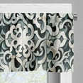 thumbnail image 4 of Ambesonne Oriental Window Valance, Mosaic Design Curlicue Art, 54" X 18", Pale Slate Blue Ivory, 4 of 5