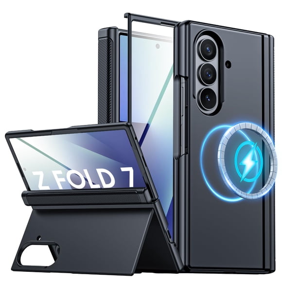 Funda para teléfono GooseBox Galaxy Z Fold 7 con soporte magnético