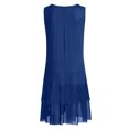 thumbnail image 4 of Mini vestido sin mangas sólido informal de verano con estilo para mujer de talla grande OAVQHLG3B Store lin121212, 4 of 4