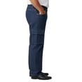 thumbnail image 3 of Turtle Bay New York Men’s Pull-On Jeans with Double Cargo Pockets, Elastic Waist, Relaxed Fit, 3 of 5