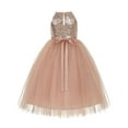 thumbnail image 2 of Ekidsbridal Sequin Halter Flower Girl Dresses for Junior Bridesmaid Formal Photoshoots for Toddlers Communion Baptism 202 8, 2 of 3