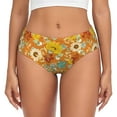 thumbnail image 1 of Balery Daisy maple fall Ropa Interior de Algodón para Mujer con Dibujo – Braguitas Cómodas y Elásticas, Estilo Clásico-4X-Large, 1 of 6