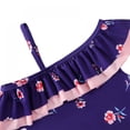 thumbnail image 4 of Xinhuaya Kids Girl One Piece Swimsuits Floral Ruffle Beach Swimwear Child Bikini Bathing Suit, 4 of 7