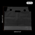 thumbnail image 2 of Clear Plastic Drinking Bags with Handles,100 PCS 12.6" x 11.02 " Double Cup Portable Take Out Bags, 2 of 5