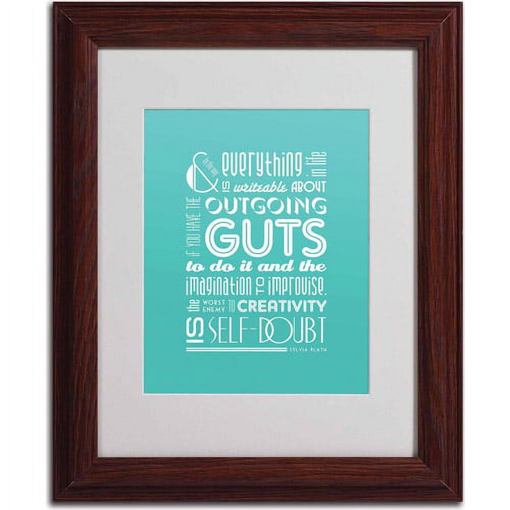 Trademark Fine Art "Outgoing Guts III" Canvas Art by Megan Romo, Wood Frame