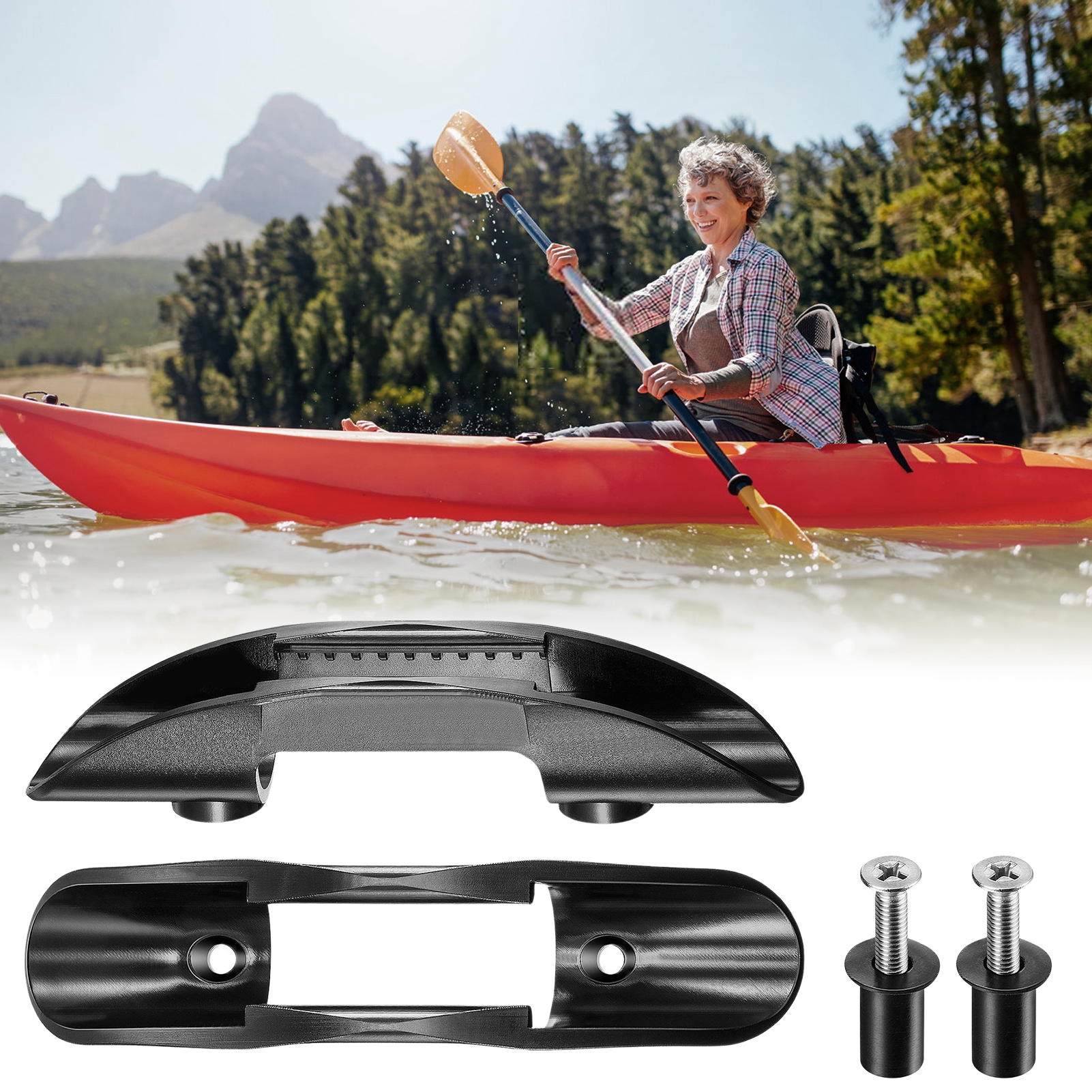 Buy Younar Kayak Paddle Clip with Hardware Universal Kayak Paddle