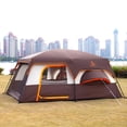 thumbnail image 2 of Carpa KTT Extra Grande para 12 Personas, 2 Habitaciones, 3 Puertas, 3 Ventanas, 2 of 9