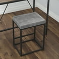 thumbnail image 3 of CLEARANCE! Metal Faux Leather Bar Stools 2 PACKS, 3 of 6