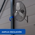 thumbnail image 3 of Narvik Ventilador de Pared Industrial, 24 pulgadas, Aspas de Aluminio, Amplia Oscilación, 235 Watts, Nuevo, 3 of 10