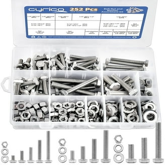Mr. Pen- Bolts, Nuts, and Washer Assortment Kit, 113 pcs, Nuts and
