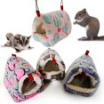thumbnail image 1 of Casa cálida para hámsteres, ardillas, cobayas, nido, cama para animales pequeños, saco de dormir para mascotas, 1 of 4