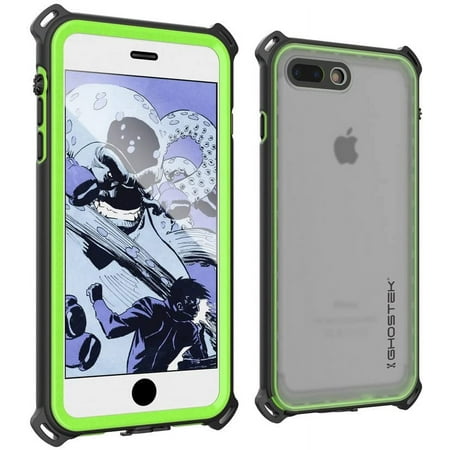 Ghostek Nautical Heavy Duty Waterproof Case Compatible with iPhone 8 Plus / 7 Plus – Green