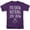 Purple, variant on Game of Thrones You Know Nothing Jon Snow Unisex Adult T-Shirt, Purple, Large
