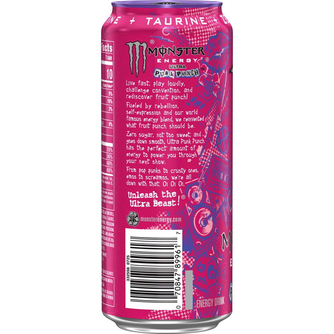 Monster Energy - Brandclub - Monster Energy, Ultra Punk Punch