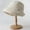 Beige, variant on Bucket Hats Womens Holiday Hat Sun Summer Sun Beach Fishermans Hat Grey