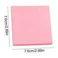 thumbnail image 3 of Sticky Notes Pad 100 Sheets 3x3 Inch Colorful Self-Stick Memo Pads Adhesive Notepads Office home Supplies Stationery Removable Notes, 3 of 5