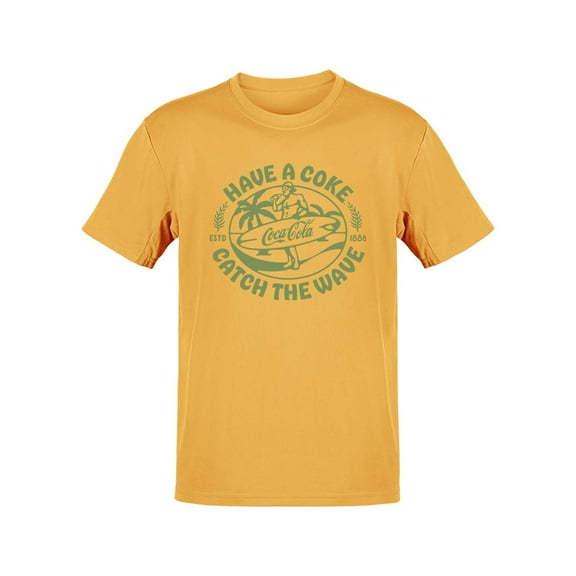 Officially Licensed Coca-Cola Fresh Coke Retro VHS 90s Vintage Men's T-shirt