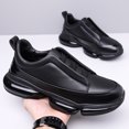 thumbnail image 4 of Men's Slip-on Leather Air Cushion Casual Shoes, 4 of 7