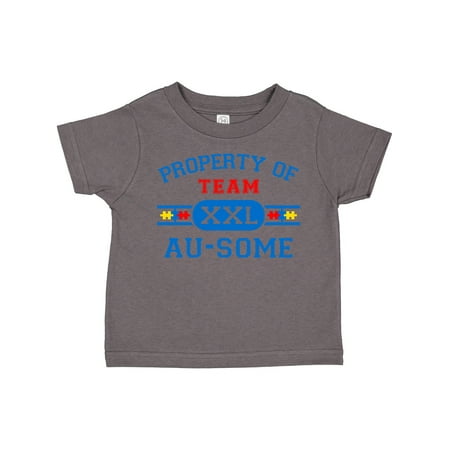 

Inktastic Property of Team Au-Some Gift Toddler Boy or Toddler Girl T-Shirt