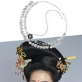 thumbnail image 1 of Cadena para la cabeza Salvador joyería diadema decoración para mujer aleación plata, 1 of 10
