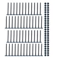 thumbnail image 5 of XIBUFE 20/50/100Pcs Universal Cable Tie Buckle Nylon Tie Wrap Cable Fixed Fastener Clip Locking Zip Tie Straps Nylon Universal Cable Tie Buckle, 5 of 7