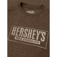 thumbnail image 2 of Tee Luv Hershey's Milk Chocolate Logo Brown Heather T-Shirt (Men's) (L), 2 of 8
